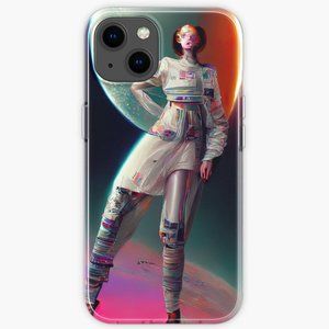 Futuristic Space Age Fashion Concept iPhone Case